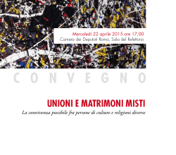 La Convivenza Possibile fra Persone di Culture e Religioni