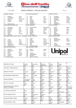 elenco partenti donne