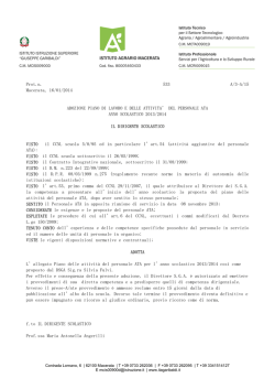 decreto di adozione DS piano ata