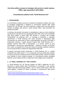 documento di consultazione
