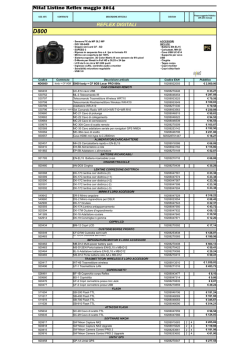 listino generale nikon