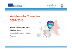 Martina Blasi - Erasmus+, Il sito Italiano del programma