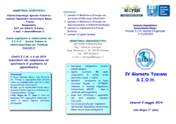 Programma Provvisorio IV giornata SIOH 2014