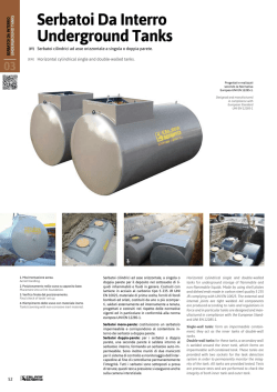 Serbatoi Da Interro Underground Tanks