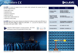 Prova Norma Emissioni radiate e condotte EN 55011, EN