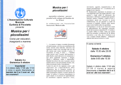 Musica per i piccolissimi