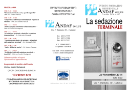 ANDAF ONLUS ANDAF ONLUS