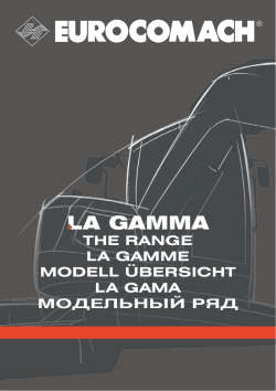LA GAMMA - Eurocomach