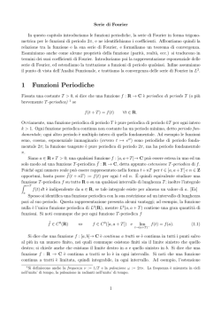 Fourier series - Universit&agrave; degli Studi di Trento