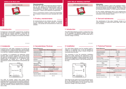 55348101 Manual Modulo 1 Rele 240VAC MAD