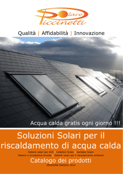 Gamma - PICCINETTI SOLARE