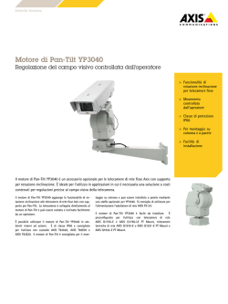 Motore di Pan-Tilt YP3040
