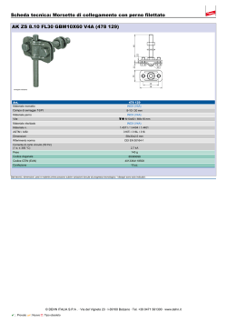 Scheda tecnica: Morsetto di collegamento con perno filettato AK ZS
