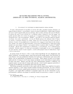 Equazioni differenziali, corda vibrante