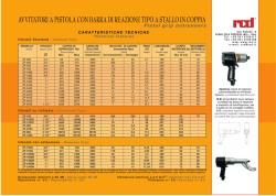 Rumorosit&agrave; inferiore a 85 dB - Noise under 85 dB Vibrazione