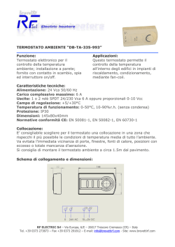 TERMOSTATO AMBIENTE “DB-TA-335-993