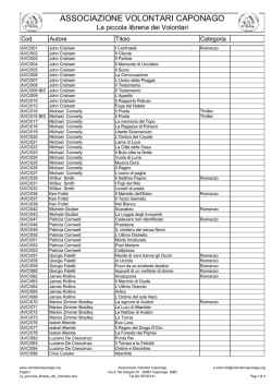 ASSOCIAZIONE VOLONTARI CAPONAGO