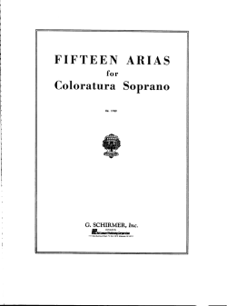 FIFTEEN ARIAS