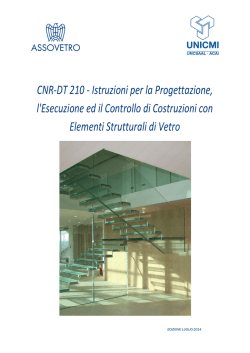 CNR-DT 210 - Istruzioni per la Progettazione, l