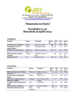 rubrica risparmio in punto
