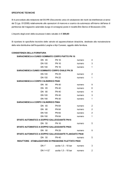 PARTE II - Acquedotto Langhe e Alpi Cuneesi SpA