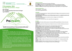 Pro Health - Comune di Bologna