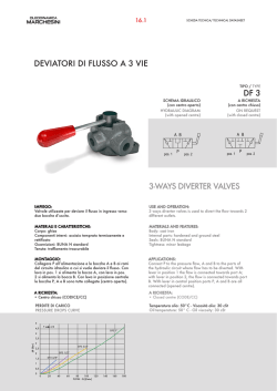 df 3 3-ways diverter valves deviatori di flusso a 3 vie