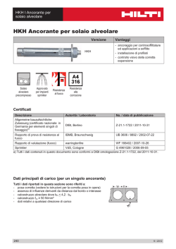 HKH Ancorante per solaio alveolare
