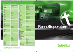 Pannelli operatore