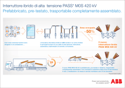 Interruttore ibrido di alta tensione PASS* M0S 420 kV Prefabbricato