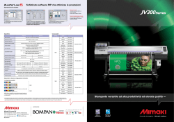 Brochure Mimaki serie JV300