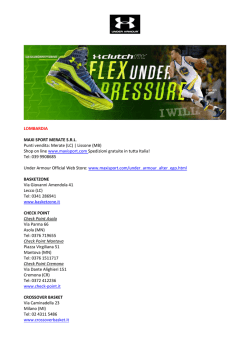 LOMBARDIA MAXI SPORT MERATE SRL Punti vendita: Merate (LC)