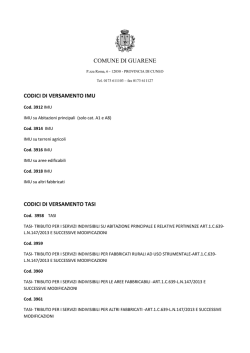 CODICI vers IMU-TASI