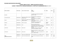 Alberghiero classe 1 - Collegio Ballerini