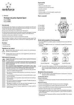 Orologio da polso digitale Sport