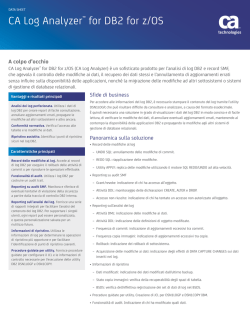 CA Log Analyzer&trade; for DB2 for z/OS