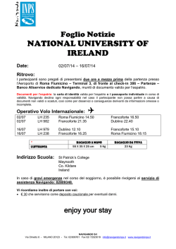 Foglio Notizie - Navigando INPS