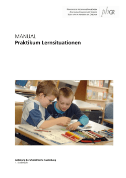 Manual Lernsituationen