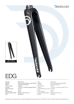 Tipologia: Monoscocca Materiale: Fibra di carbonio