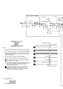 Heathkit IM-2410 frequency counter schem