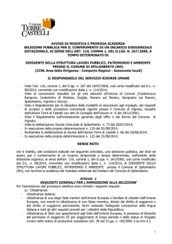 Questo il Programma della giornata.