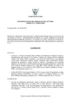 modalita` della prova