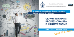 caligara lectures 2015 - Fondazione Franco e Marilisa Caligara