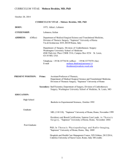 MARTEDI 30 Marzo, alle ore 14,00