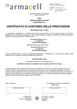 Il primo schema strutturale