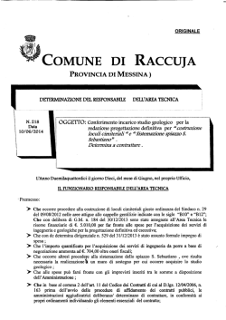 Branche e Calendario degli Specialisti
