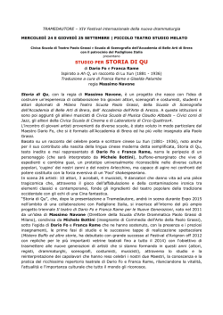 PROGRAMMA PROVVISORIO CONVEGNI