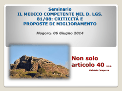 Le attivit&agrave; svolte - Comune di Cigliano
