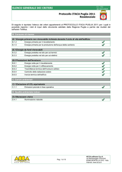 nuova Commissione consultiva