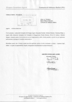 Integrazione alla comunicazione del direttore generale